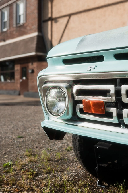 Automotive photography detail