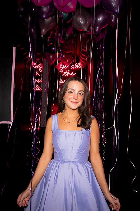 Celebration moment portrait