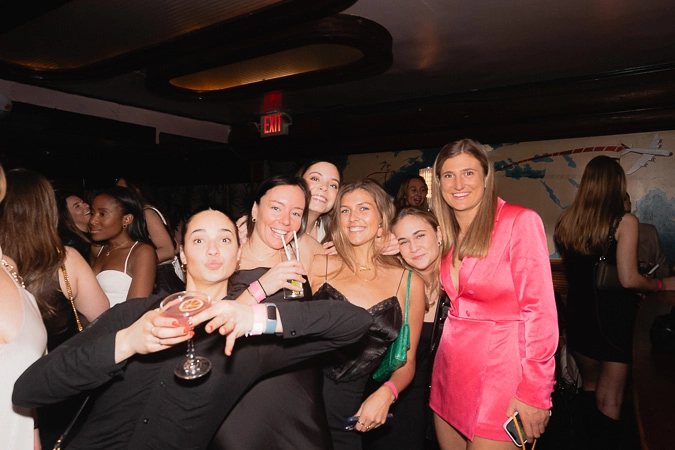 Party gathering moment