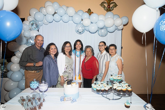 Party celebration captured