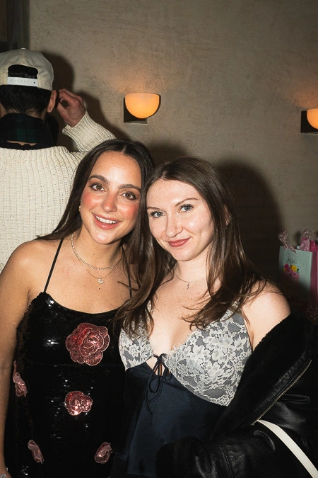 Party attendee moment