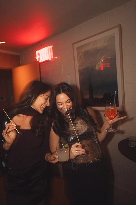 Celebration attendee candid