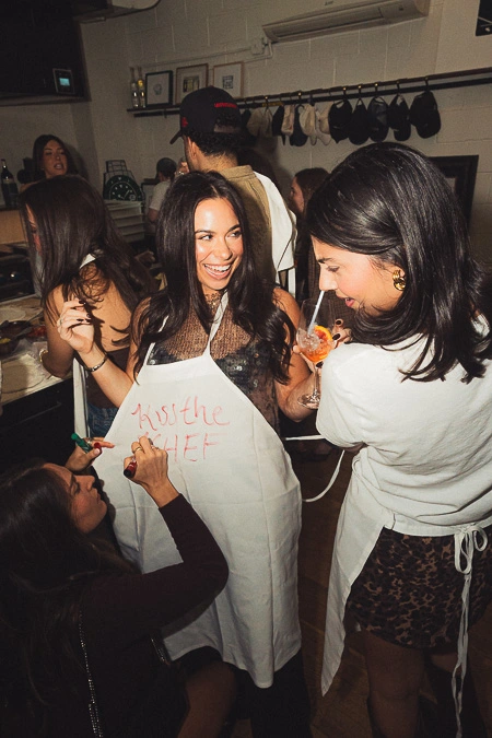 Party moment portrait