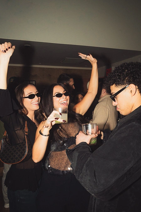 Party moment candid shot