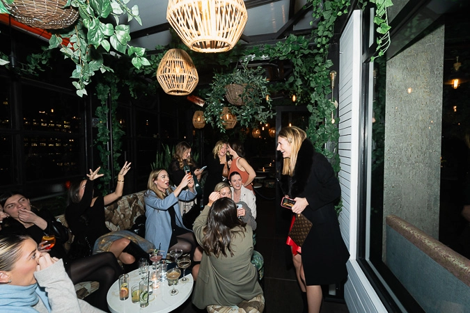 Event attendees moment