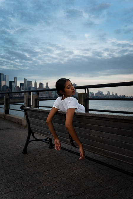 Natalie at Liberty State Park